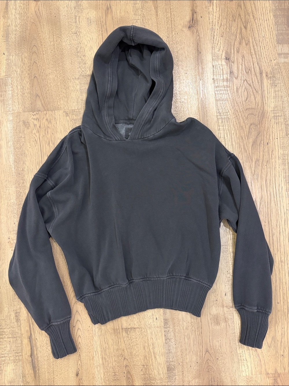 aerie Charcoal Zip-Up Hoodie